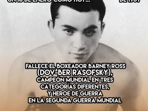 Barney Ross, triple campeón mundial de boxeo