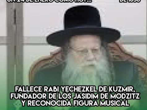 Rabi Yejezkel de Kuzmir y la música jasídica 1 Rabi Yejezkel de Kuzmir y la música jasídica