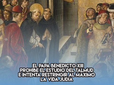 Benedicto XIII prohíbe el estudio del Talmud