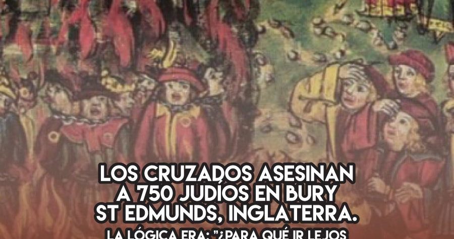 Masacre cruzada en Bury St Edmunds