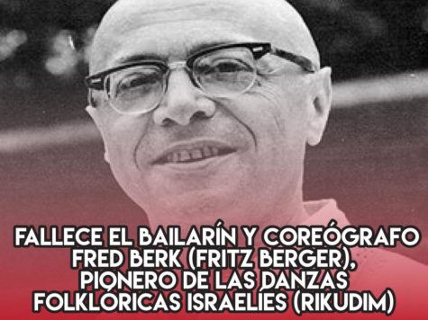 Fred Berk, pionero de rikudim 1 Fred Berk, pionero de rikudim