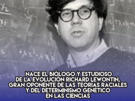 Richard Lewontin, el anti-racista científico 1 Richard Lewontin, el anti-racista científico