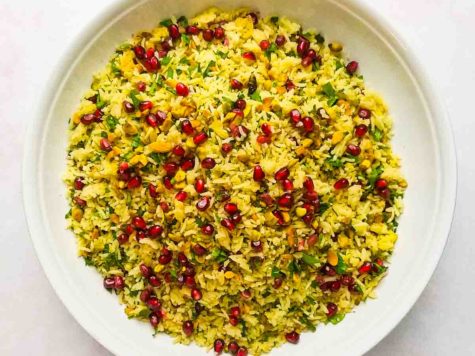 Arroz al azafrán con pistachos 1 Arroz al azafrán con pistachos
