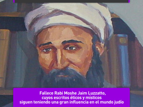 Rabi Moshe Jaim Luzzatto, ética y Kabalá 1 Rabi Moshe Jaim Luzzatto, ética y Kabalá