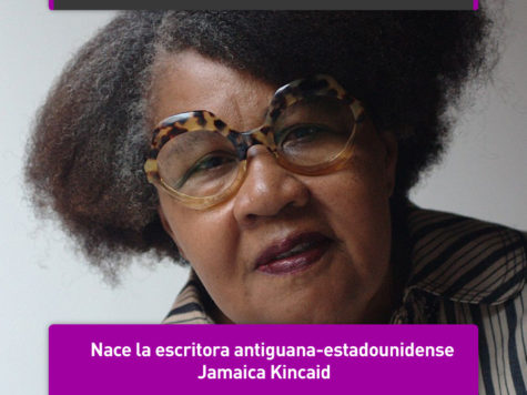 Jamaica Kincaid: 25 de mayo 1 Jamaica Kincaid: 25 de mayo