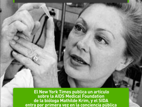 Mathilde Krim, pionera del estudio del SIDA