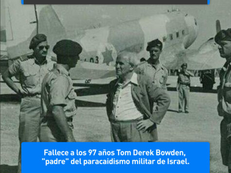 Tom Bowden, padre del paracaidismo militar de Israel 1 Tom Bowden, padre del paracaidismo militar de Israel