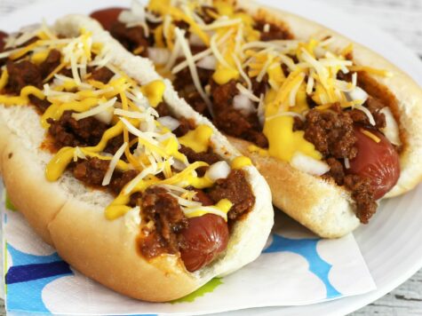 Perros calientes al estilo de los "Coney Island Dogs"