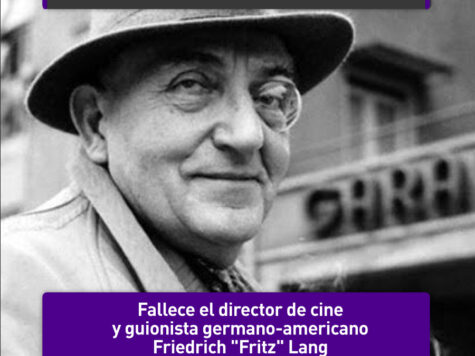 Fritz Lang: 2 de agosto 1 Fritz Lang: 2 de agosto