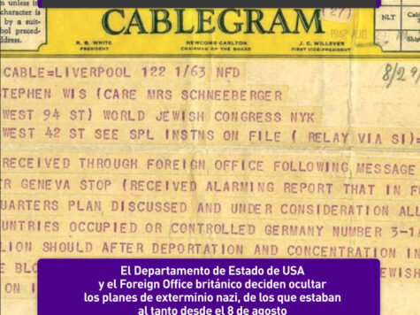 El Departamento de Estado y el Foreign Office ocultan los planes de exterminio nazi 1 El Departamento de Estado y el Foreign Office ocultan los planes de exterminio nazi