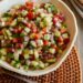 Ensalada estilo israelí de tomates y pepinos