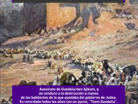 Guedalia, el del ayuno 1 Guedalia, el del ayuno