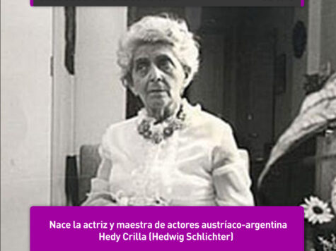 Hedy Crilla , maestra de actores