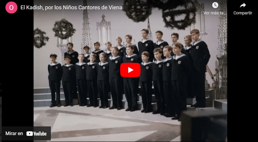 El Kadish, por los Niños Cantores de Viena