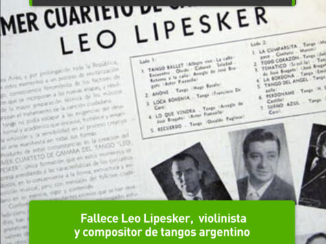 Leo Lipesker, tanguero