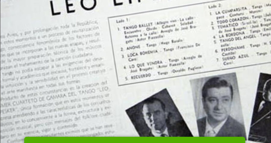 Leo Lipesker, tanguero