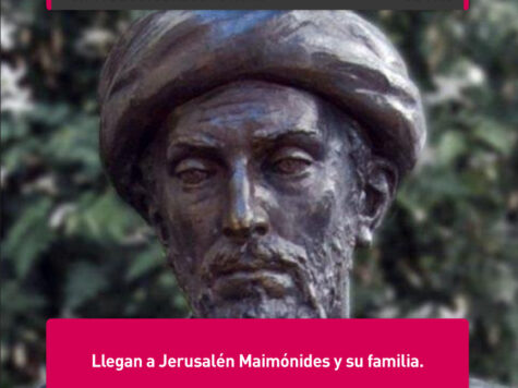 Maimónides llega a Jerusalem