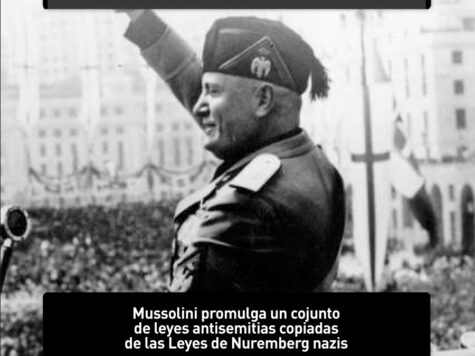 Mussolini, el antisemita