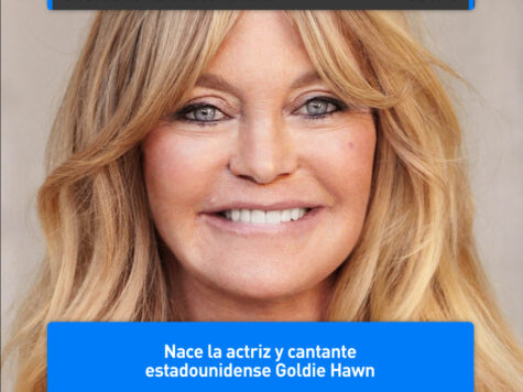 Goldie Hawn: 21 de noviembre