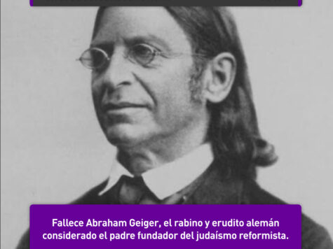 Abraham Geiger, fundador del judaísmo reformista