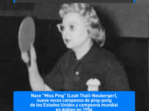 "Miss Ping", campeona mundial de ping pong
