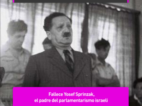 Yosef Sprinzak, padre de la Kneset
