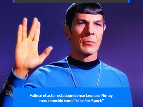 Leonard Nimoy, "el señor Spock"