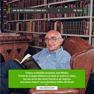 José Mindlin, bibliófilo brasileño