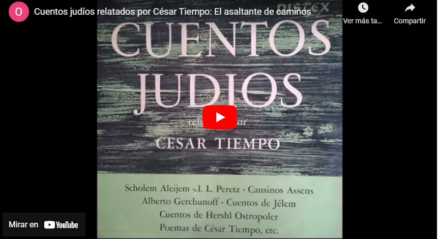 Cuentos judíos relatados por César Tiempo: El asaltante de caminos