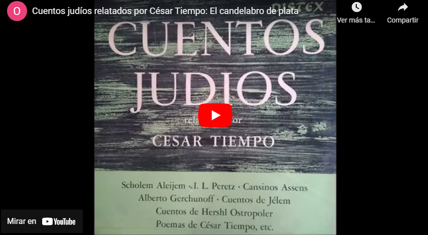 Cuentos judíos relatados por César Tiempo: El candelabro de plata