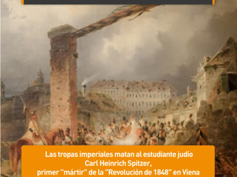 Carl Spitzer, primer "mártir" de la "Revolución de 1848" en Viena