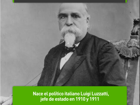 Luigi Luzzatti, jefe de estado de Italia