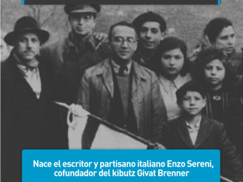 Enzo Sereni, partisano y fundador de kibutz