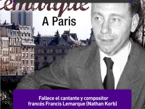 Francis Lemarque, un clásico de la "chanson" francesa