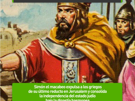 Simón el macabeo triunfa en Jerusalem: 22 de mayo