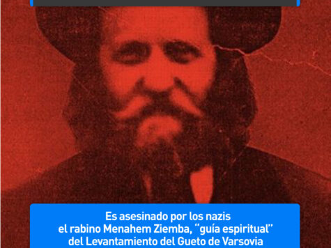 Menajem Ziemba, el rabino del Levantamiento del Gueto de Varsovia