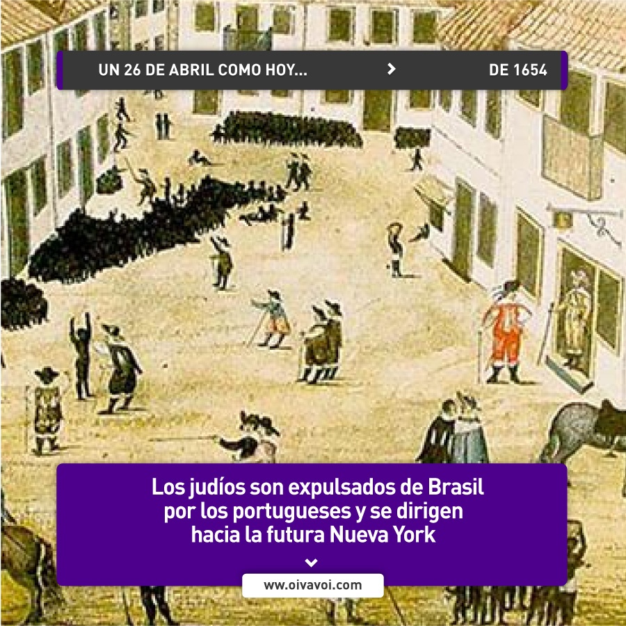 Expulsión de los judíos de Brasil: 26 de abril