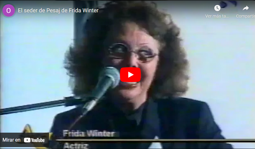 El seder de Pesaj de Frida Winter