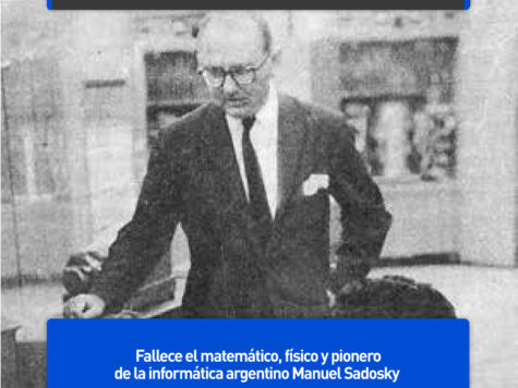 Manuel Sadosky, pionero de la informática argentino