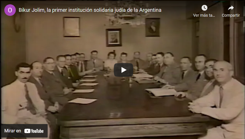 Bikur Jolim, la primer institución solidaria judía de la Argentina