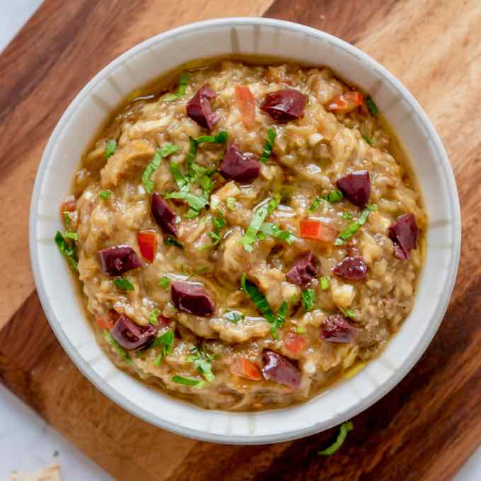 Ensalada melitzana (ensalada griega de berenjenas) 1 Ensalada melitzana (ensalada griega de berenjenas)