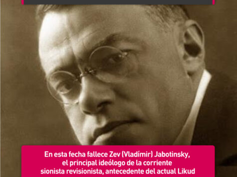 Zev Jabotinsky: 4 de agosto