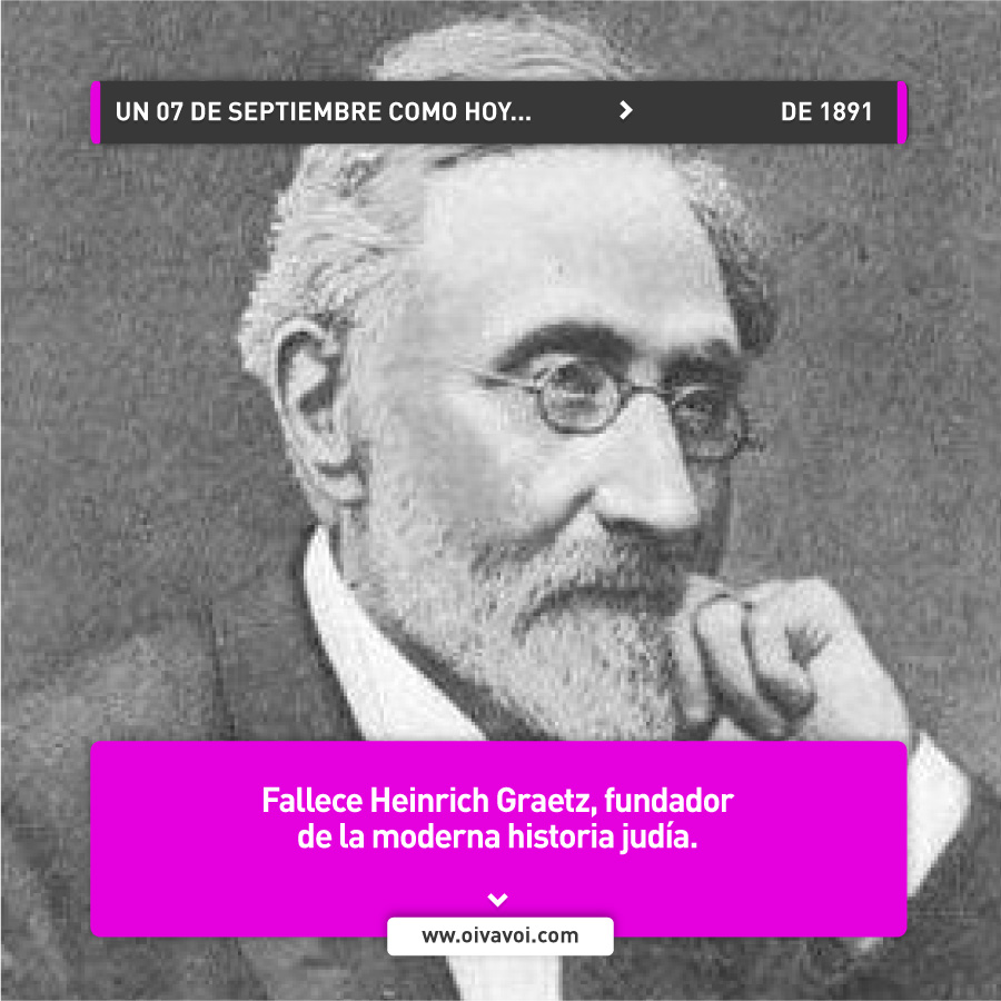 Heinrich Graetz, fundador de la moderna historia judía