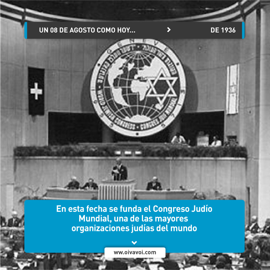 Congreso Judío Mundial: 8 de agosto