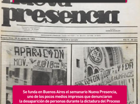 Nueva Presencia: periodismo judío y derechos humanos