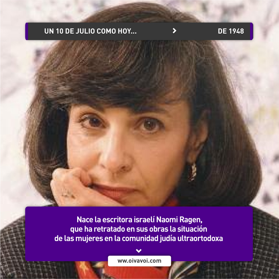 Naomi Ragen, escritora israelí 1 Naomi Ragen, escritora israelí