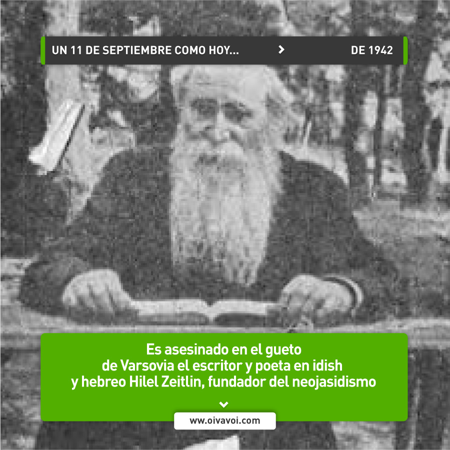Hilel Zeitlin, fundador del neojasidismo 1 Hilel Zeitlin, fundador del neojasidismo