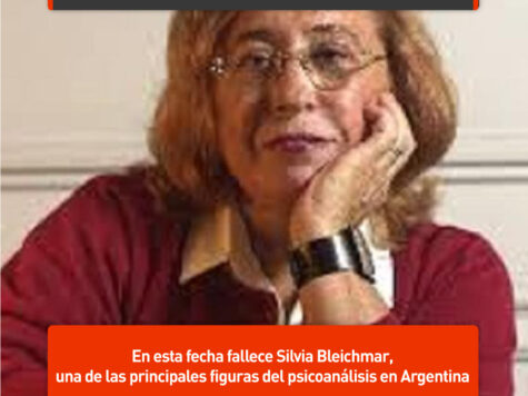 Silvia Bleichmar, figura del psicoanálisis en Argentina