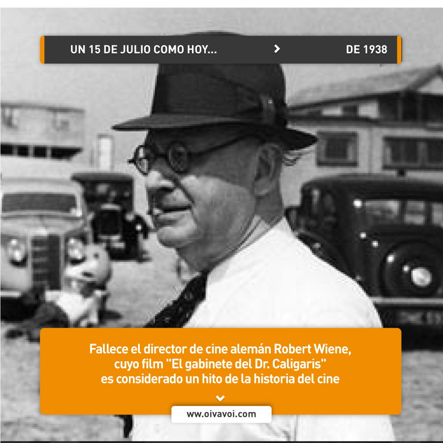 Robert Wiene, el de "El gabinete del Dr. Caligaris"