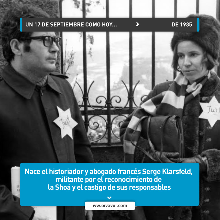 Serge Klarsfeld, militante por la justicia